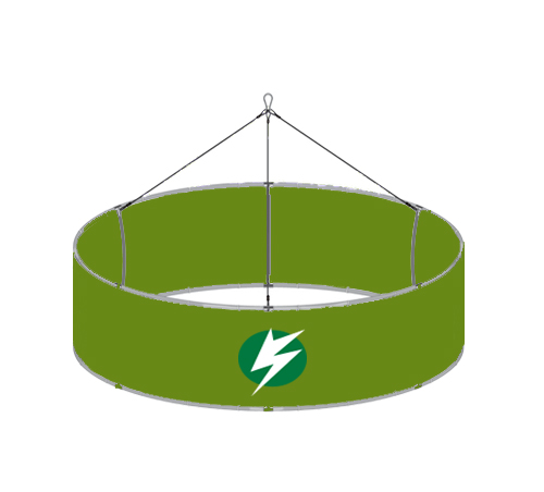 BannerSkandal Material Deckensystem Kreis